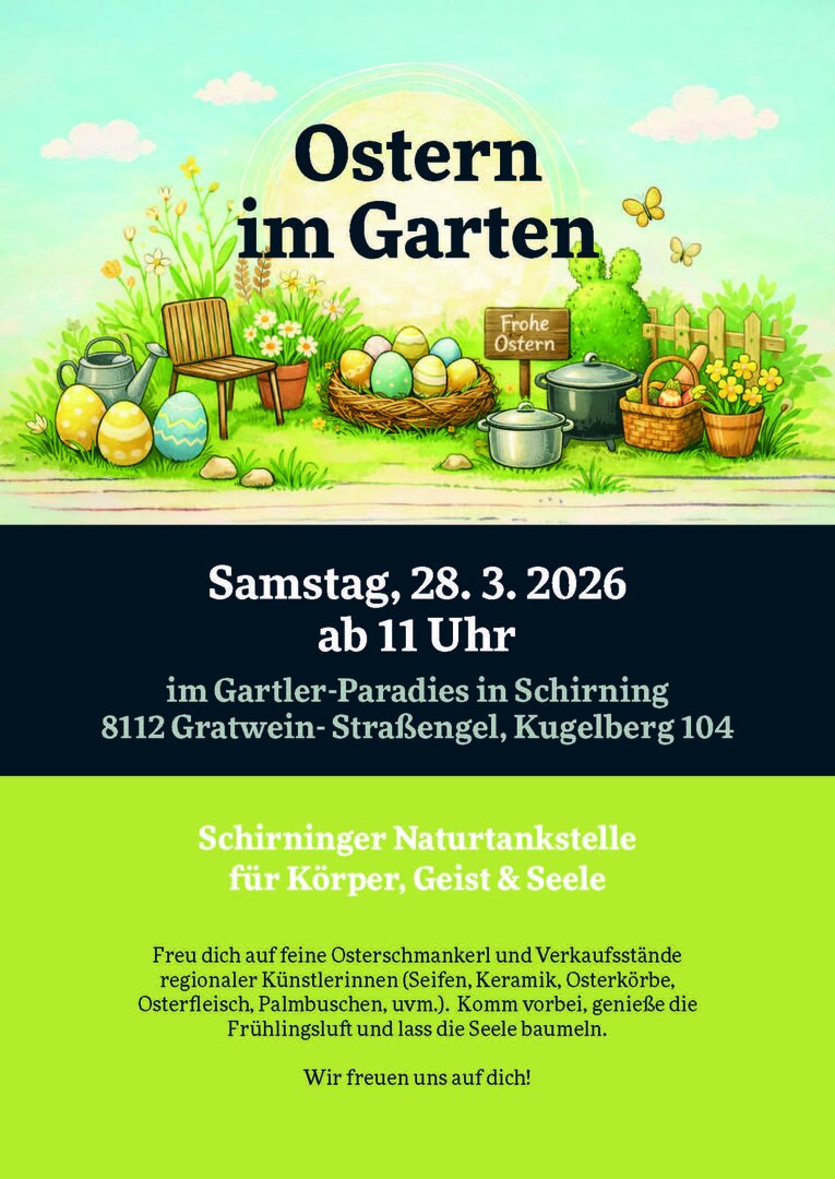 Ostern im Garten - Schirninger Gartenparadies